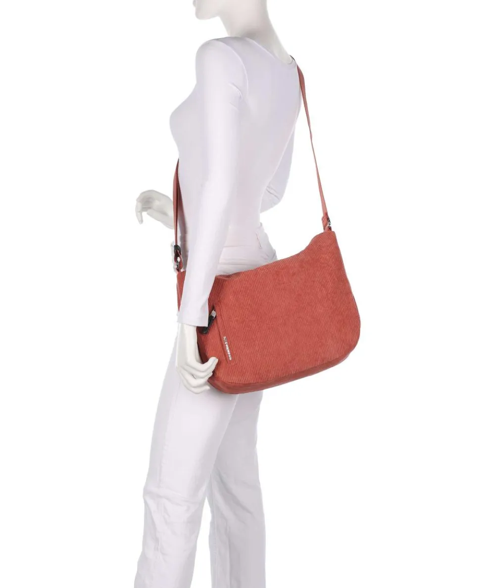 Hunter Velvet Schultertasche Polyester koralle