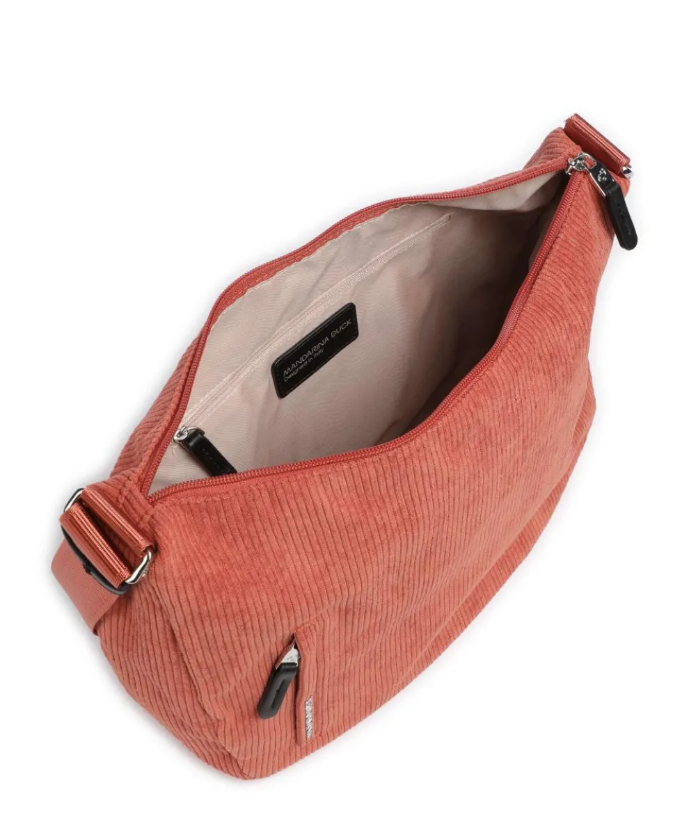 Hunter Velvet Schultertasche Polyester koralle