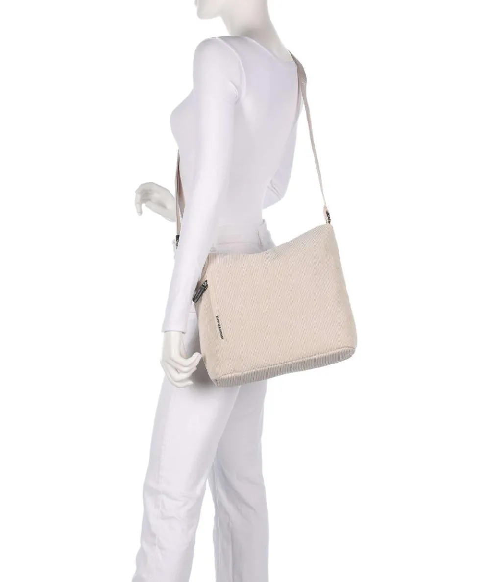 Hunter Velvet Schultertasche Polyester creme