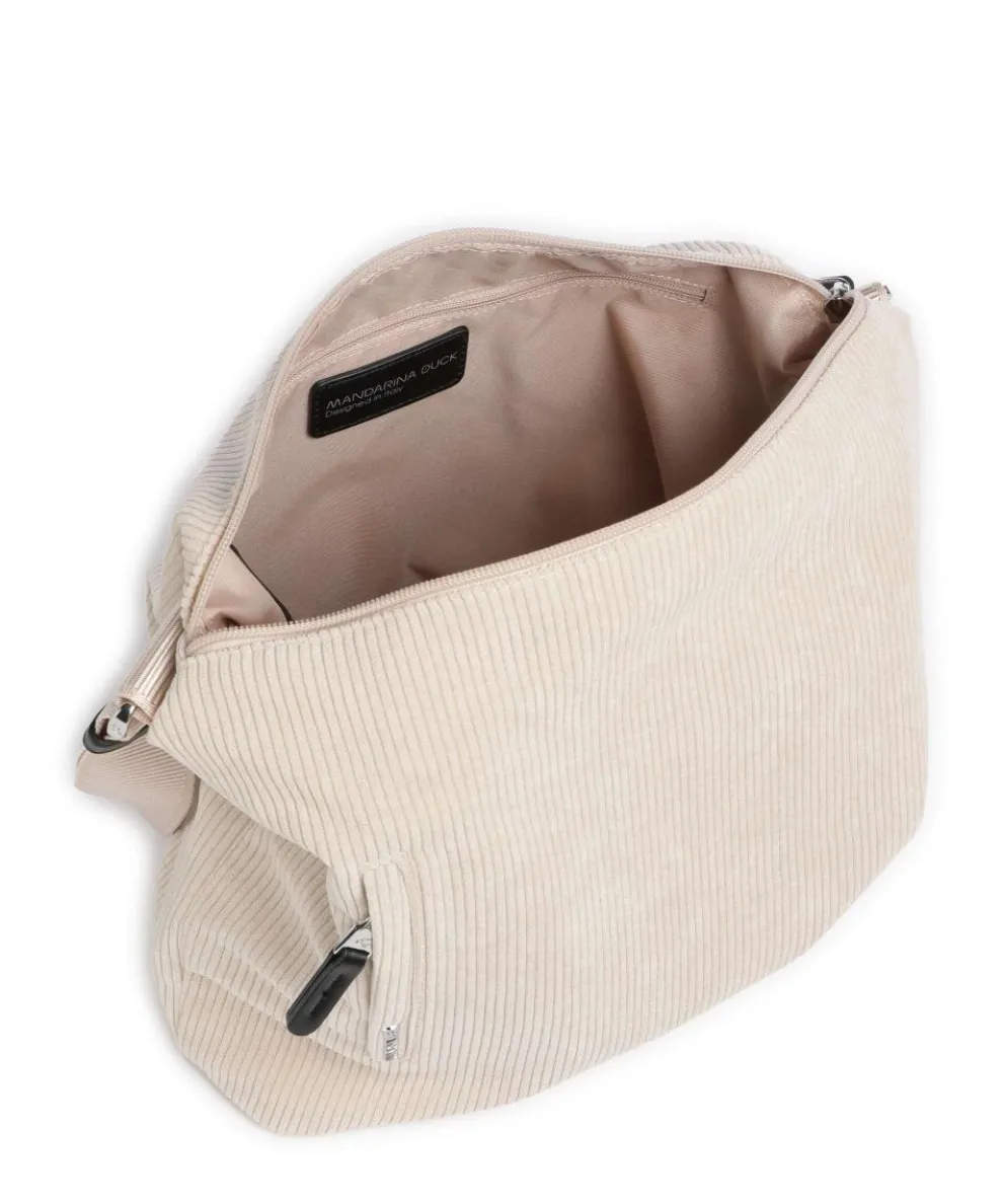 Hunter Velvet Schultertasche Polyester creme