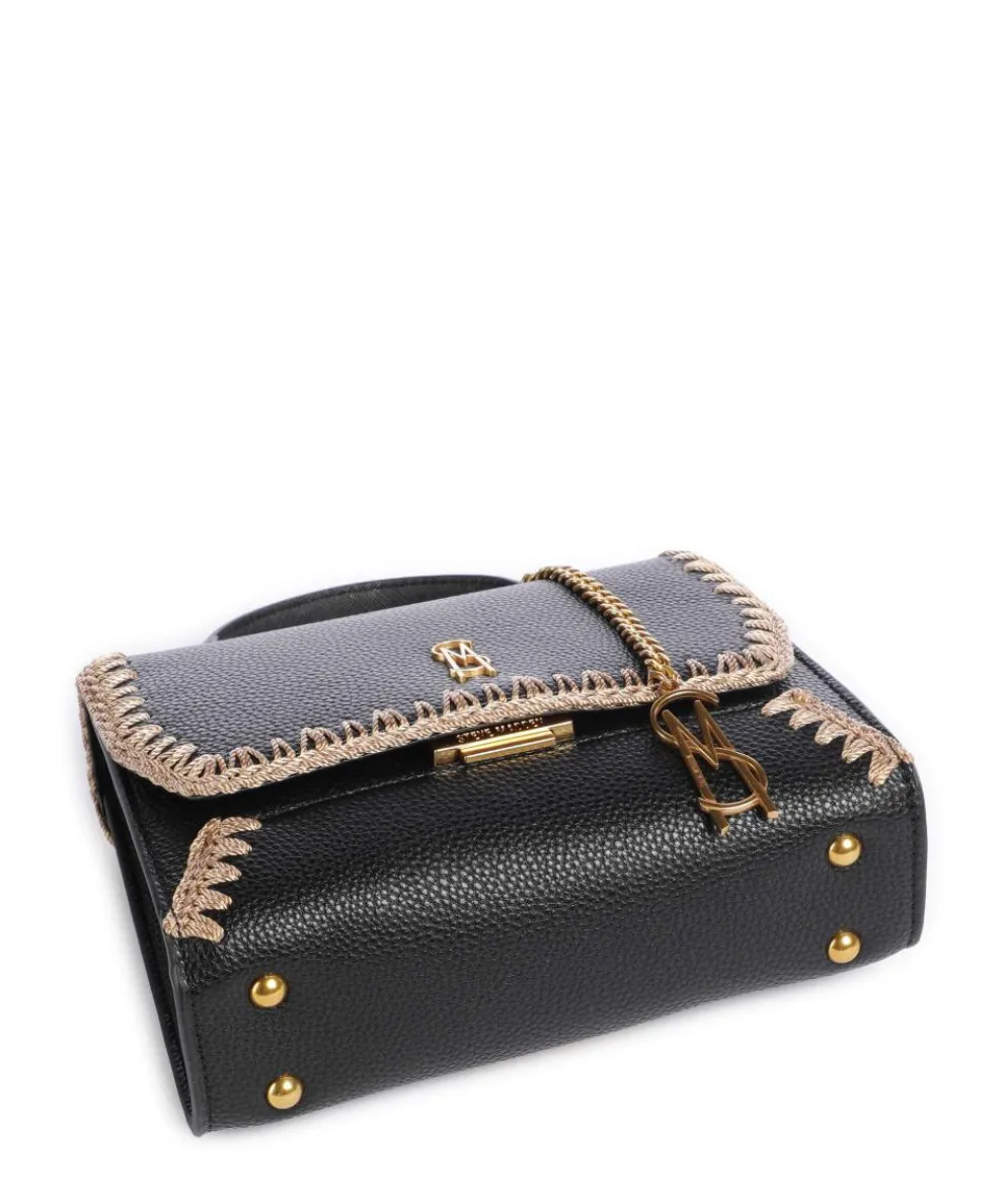 BARCLAY Handtasche Lederimitat schwarz