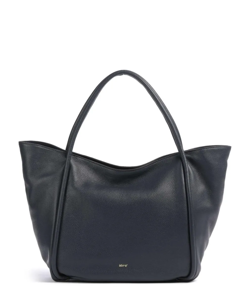 Dalia Willow Shopper genarbtes Leder navy