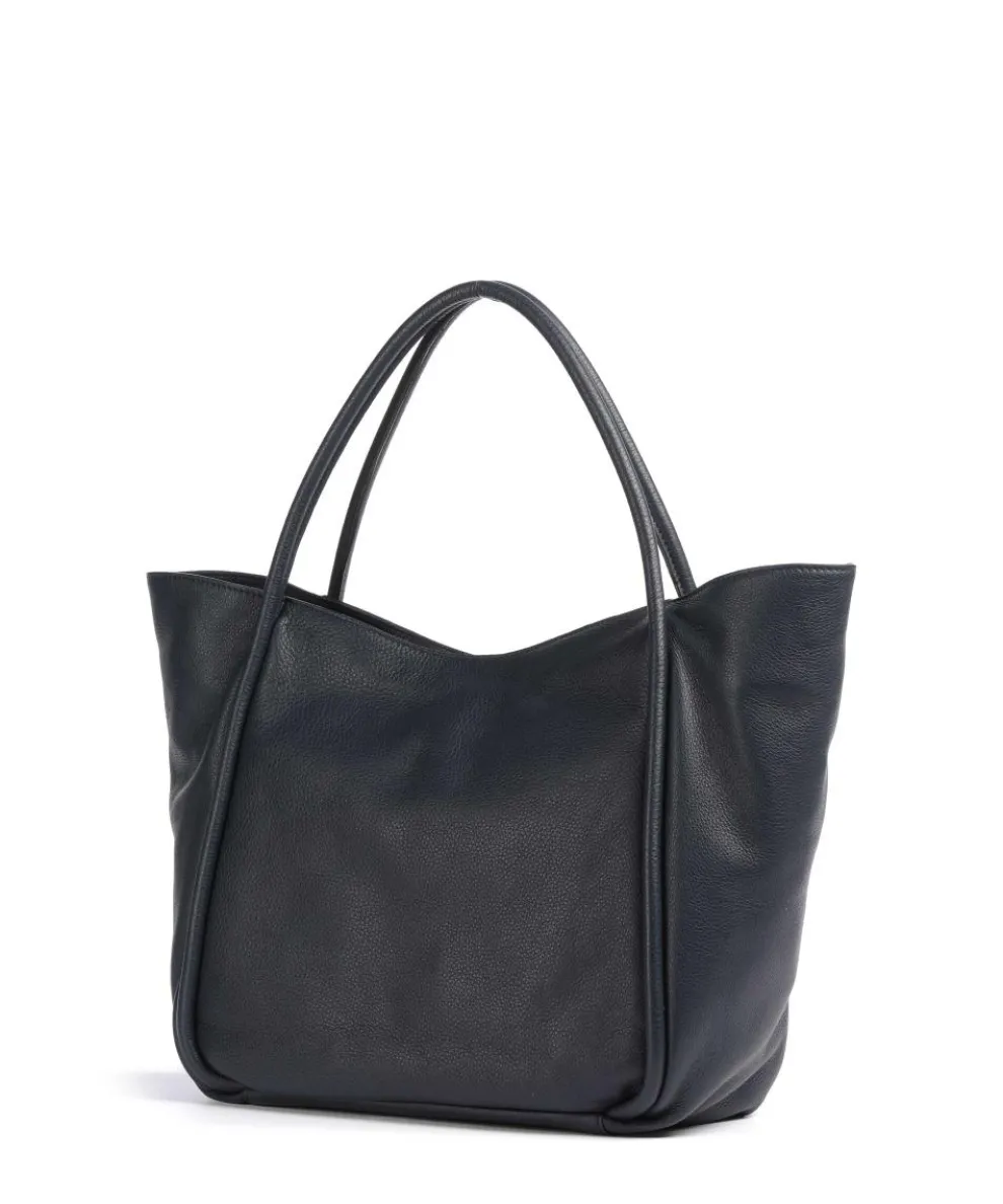 Dalia Willow Shopper genarbtes Leder navy