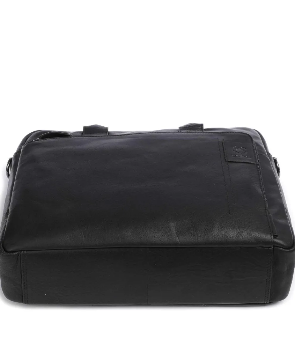 Hyde Aktentasche 15″ genarbtes Leder schwarz