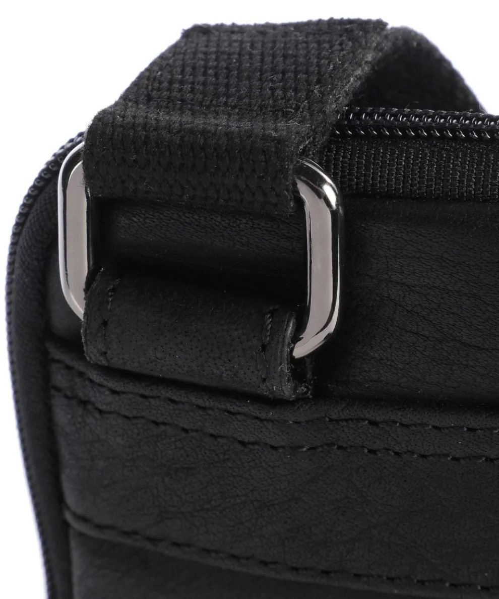 Hyde Umhängetasche Leder schwarz