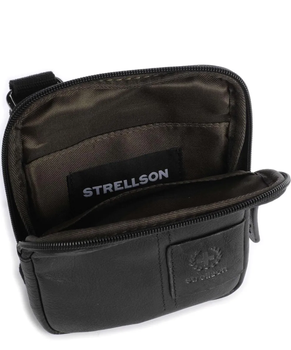 Hyde Umhängetasche Leder schwarz