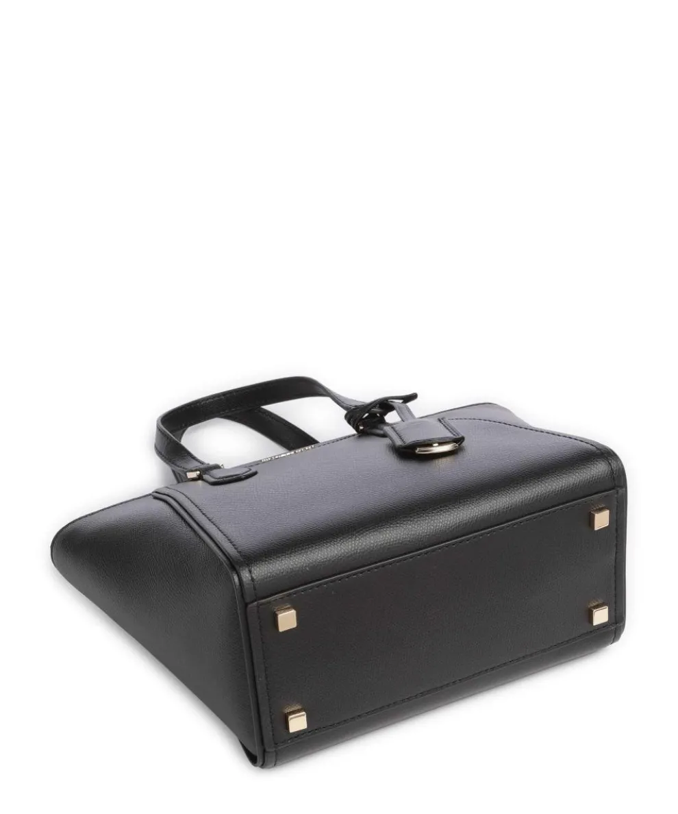 Taryn Handtasche genarbtes Rindsleder schwarz