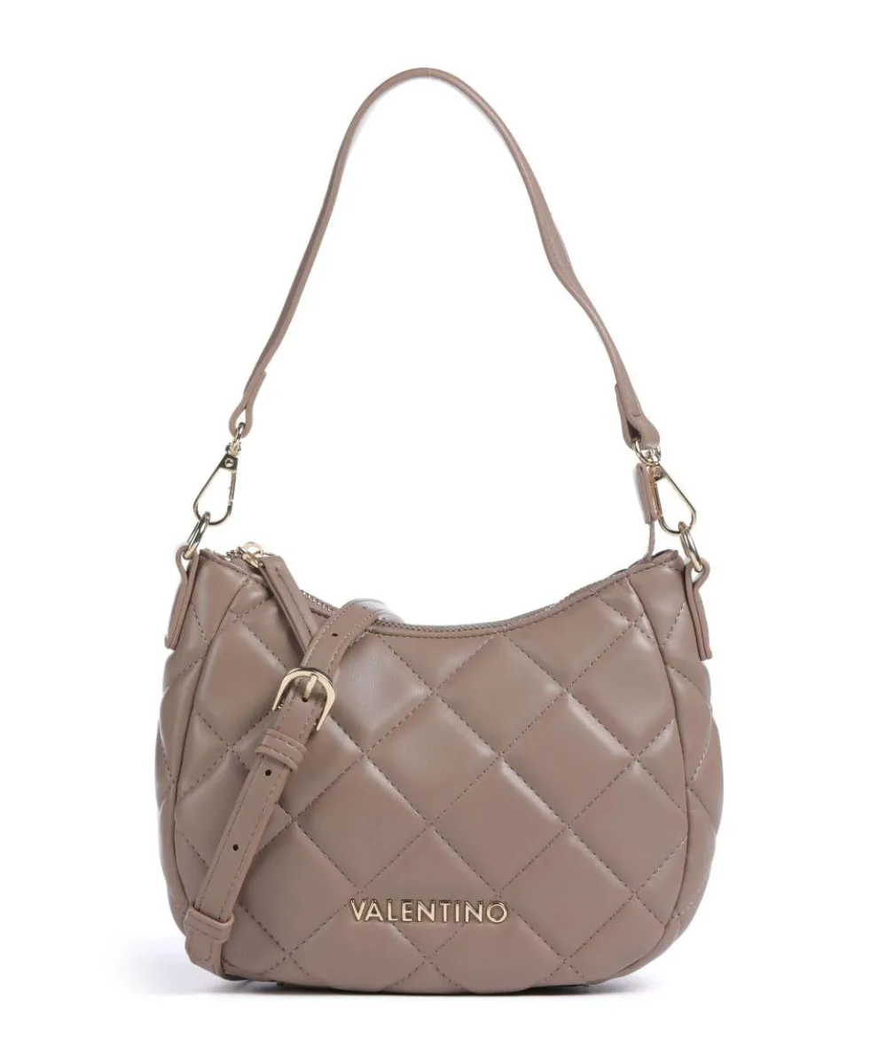 Ocarina Schultertasche Lederimitat taupe