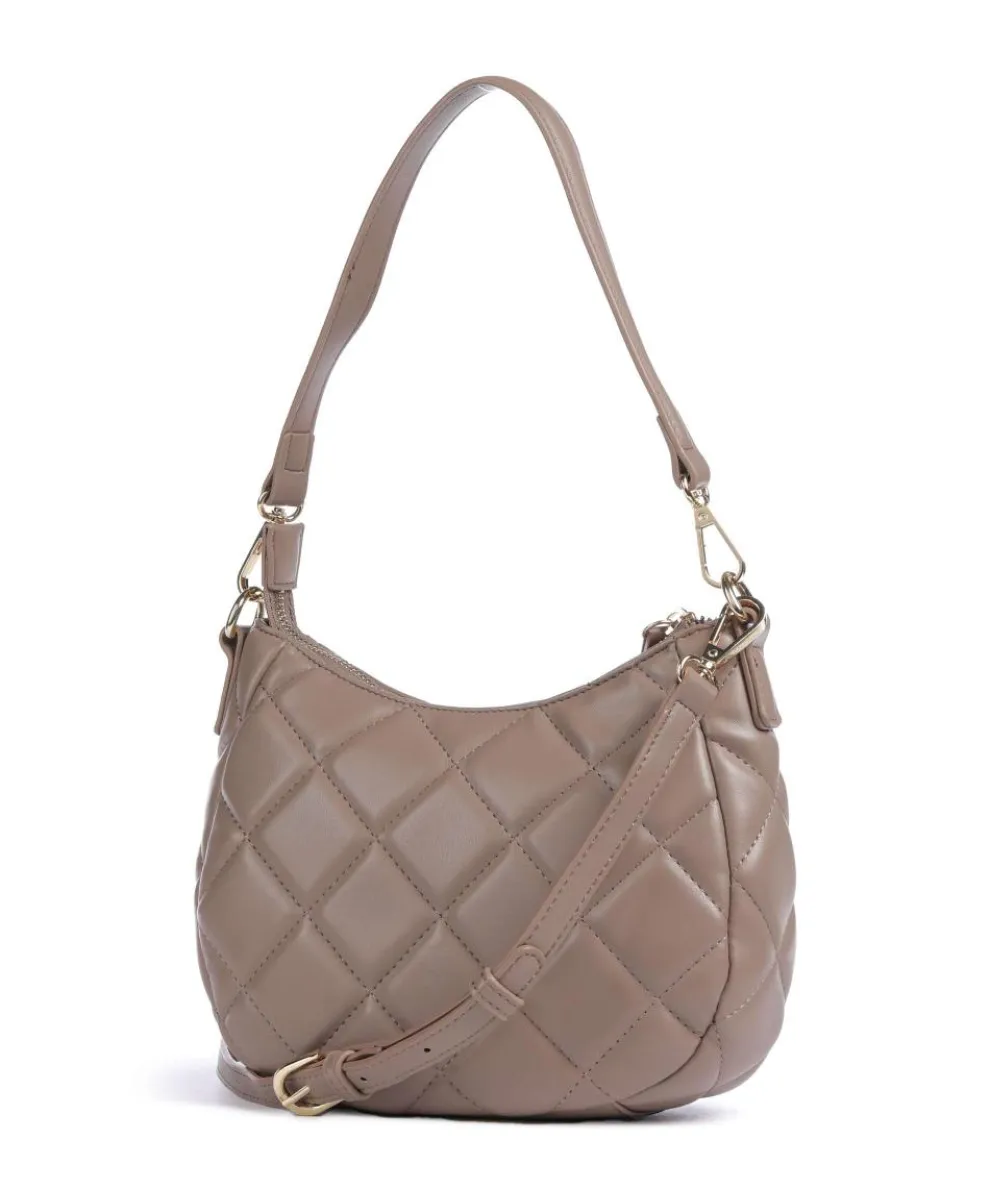 Ocarina Schultertasche Lederimitat taupe