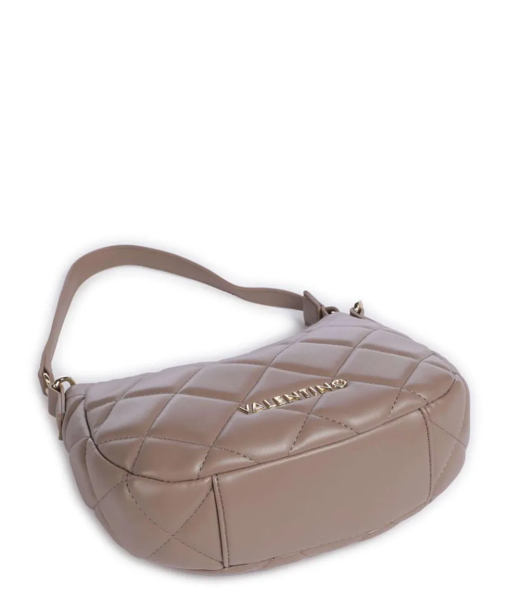 Ocarina Schultertasche Lederimitat taupe