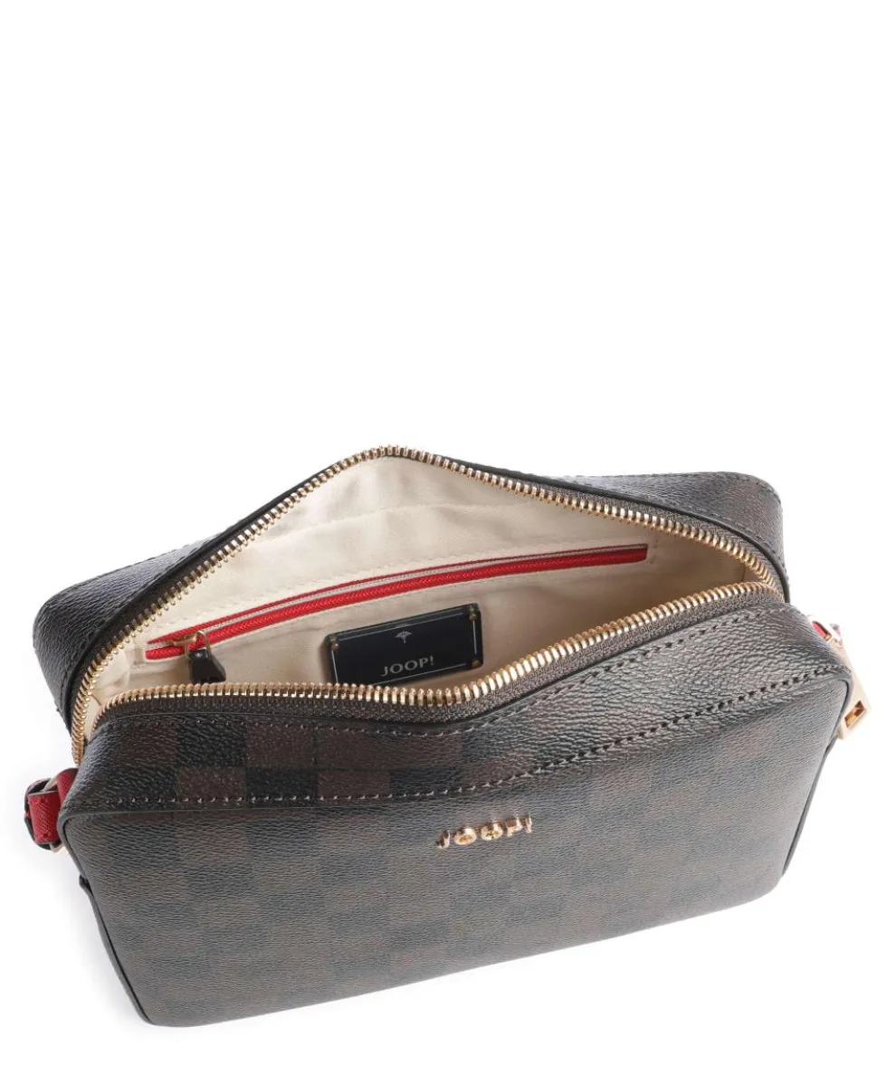 Piazza Edition Cloe Umhängetasche Lederimitat dunkelbraun