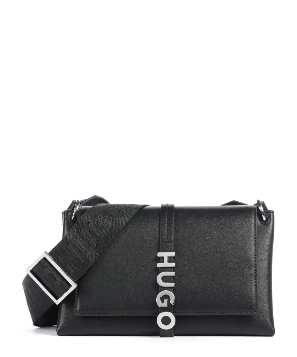 Mel Umhängetasche Lederimitat schwarz