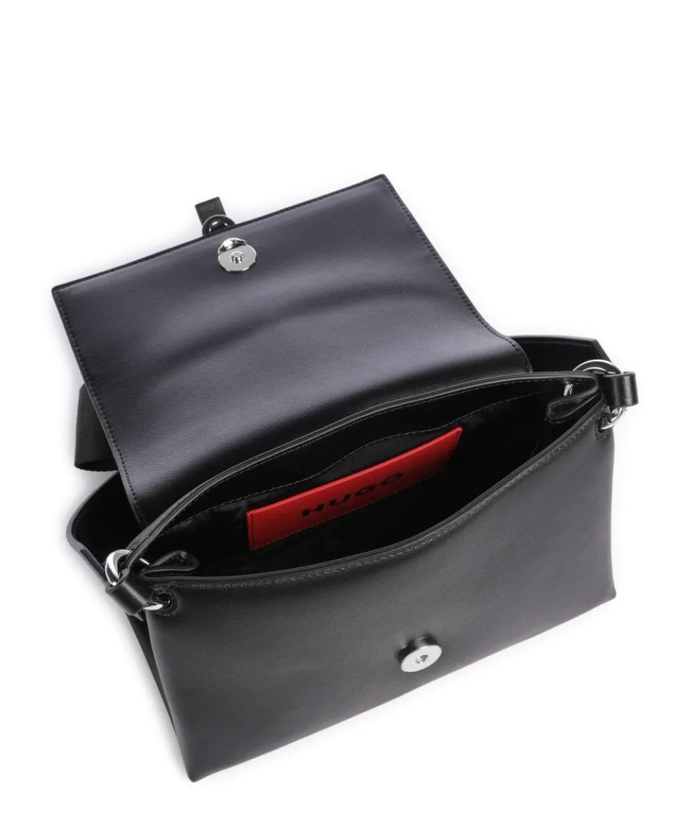 Mel Umhängetasche Lederimitat schwarz