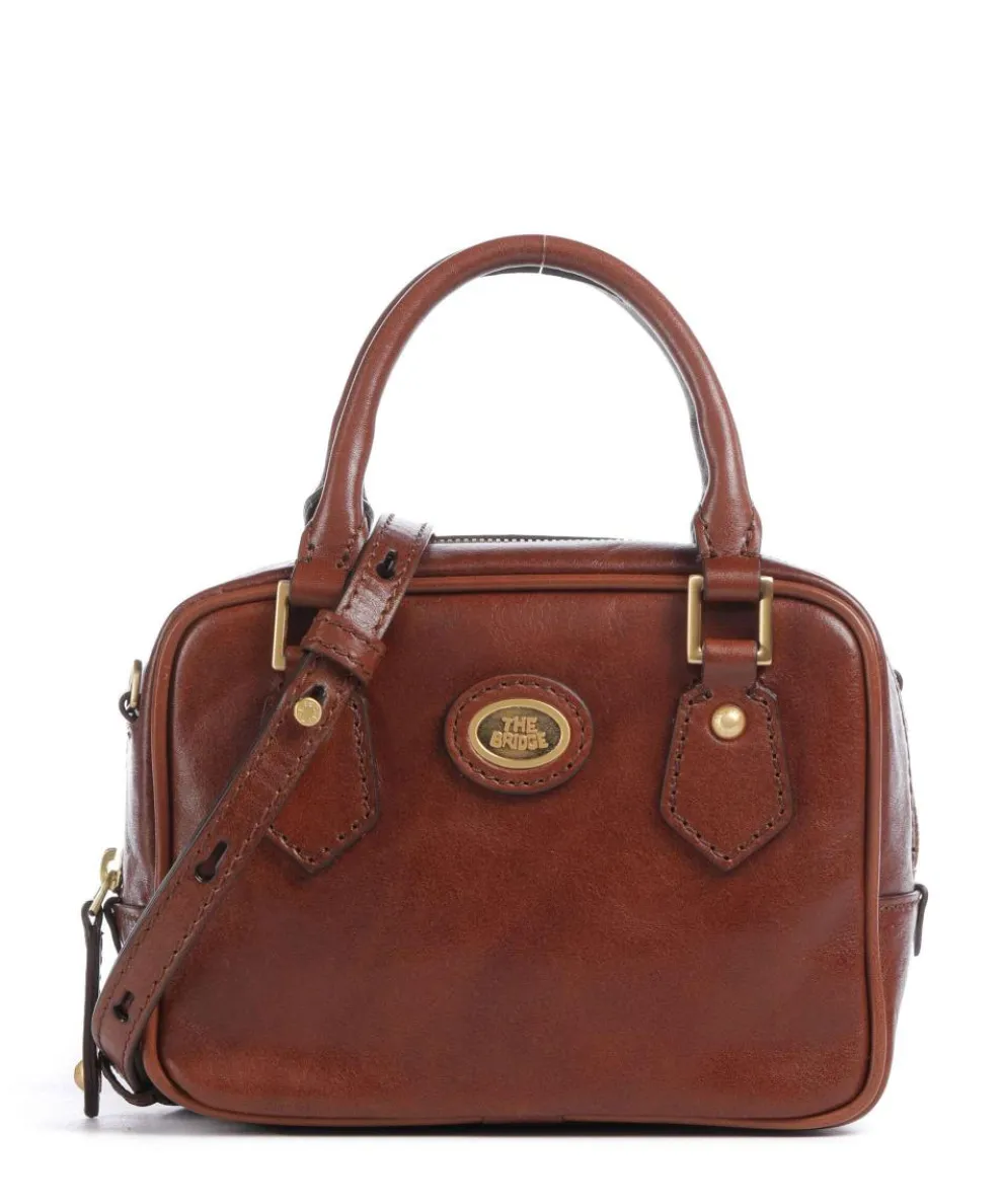 Stodo Handtasche fein genarbtes Rindsleder braun