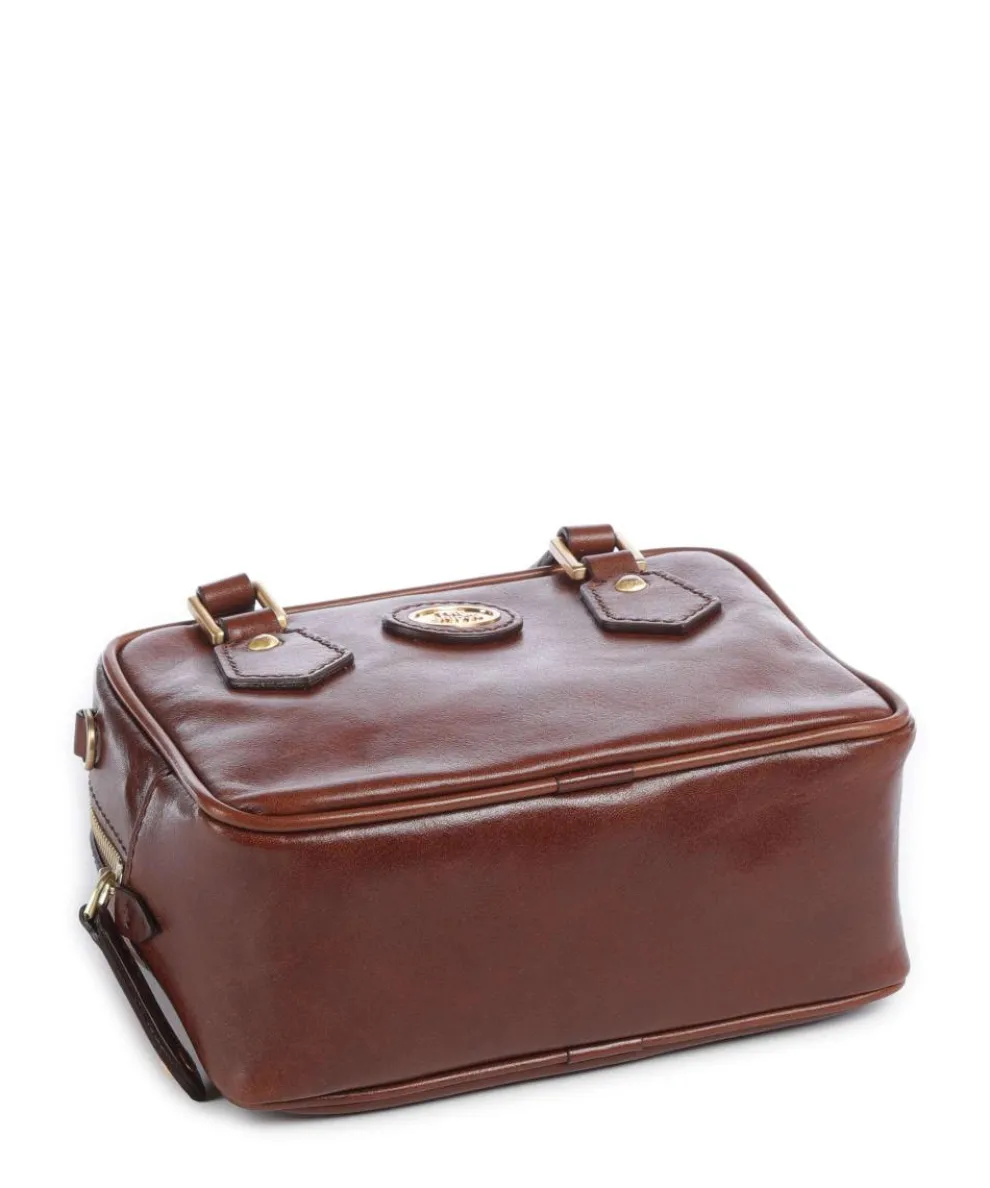 Stodo Handtasche fein genarbtes Rindsleder braun