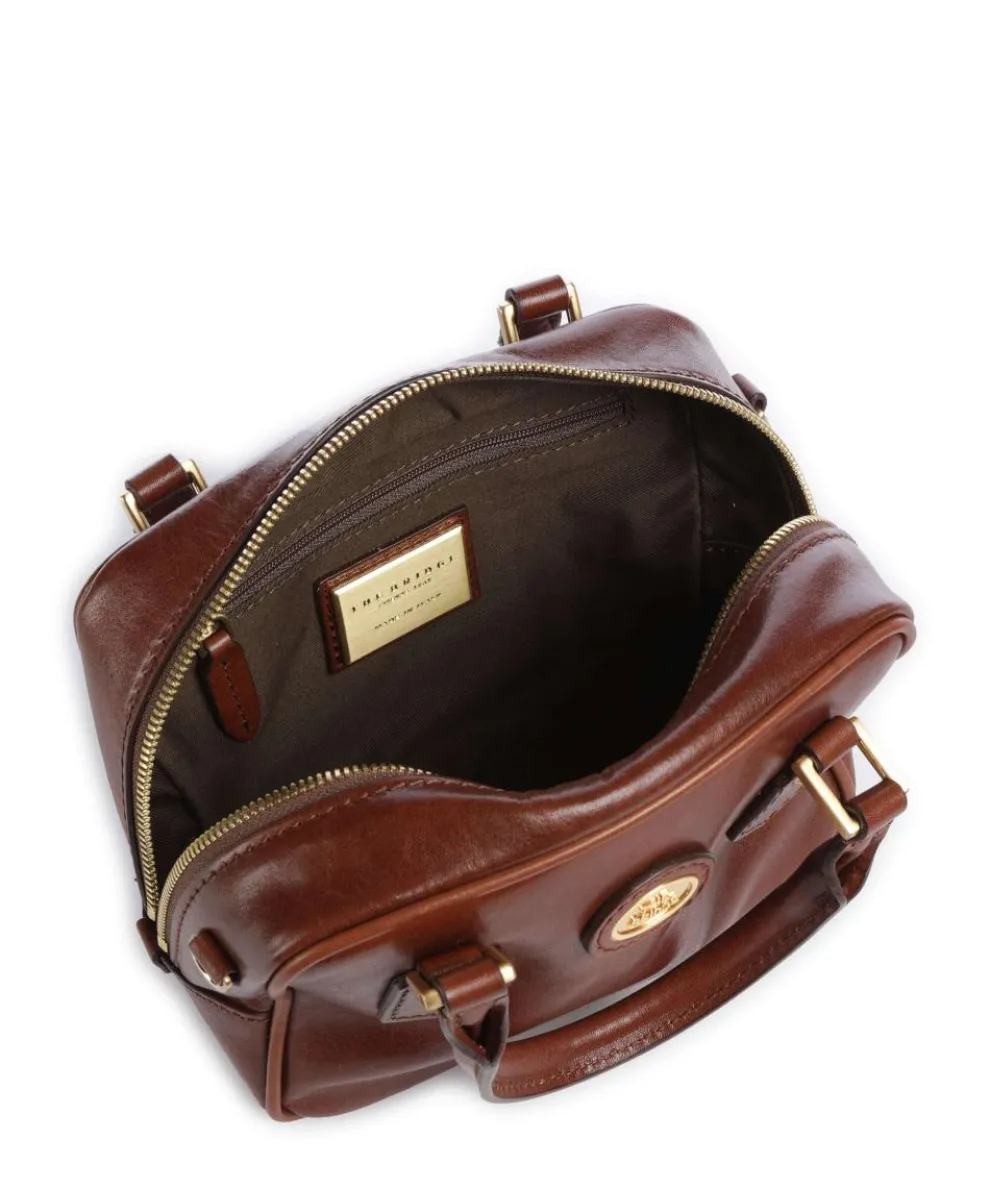 Stodo Handtasche fein genarbtes Rindsleder braun