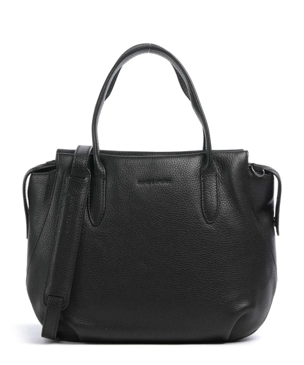 Philocalists Precious Handtasche genarbtes Rindsleder schwarz