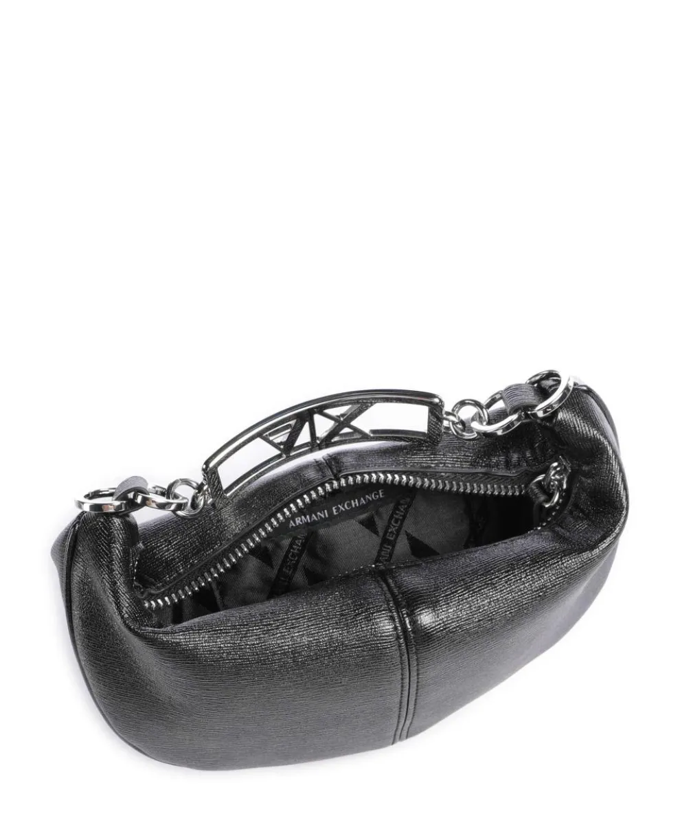 Polly Mini Handtasche Lederimitat schwarz