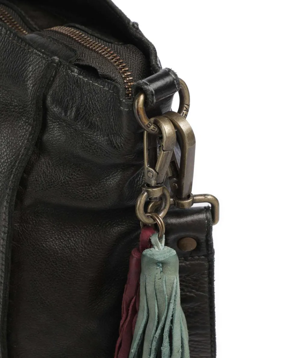 Glücksbrücke 2 Shopper genarbtes Rindsleder khaki