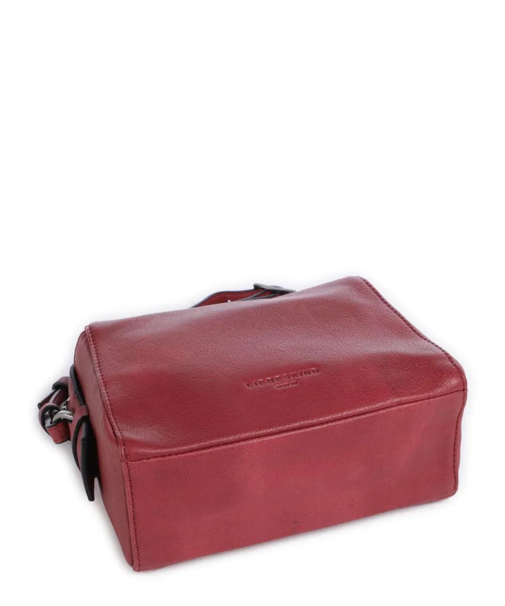 Lou 2 3D Leather S Umhängetasche genarbtes Rindsleder rot