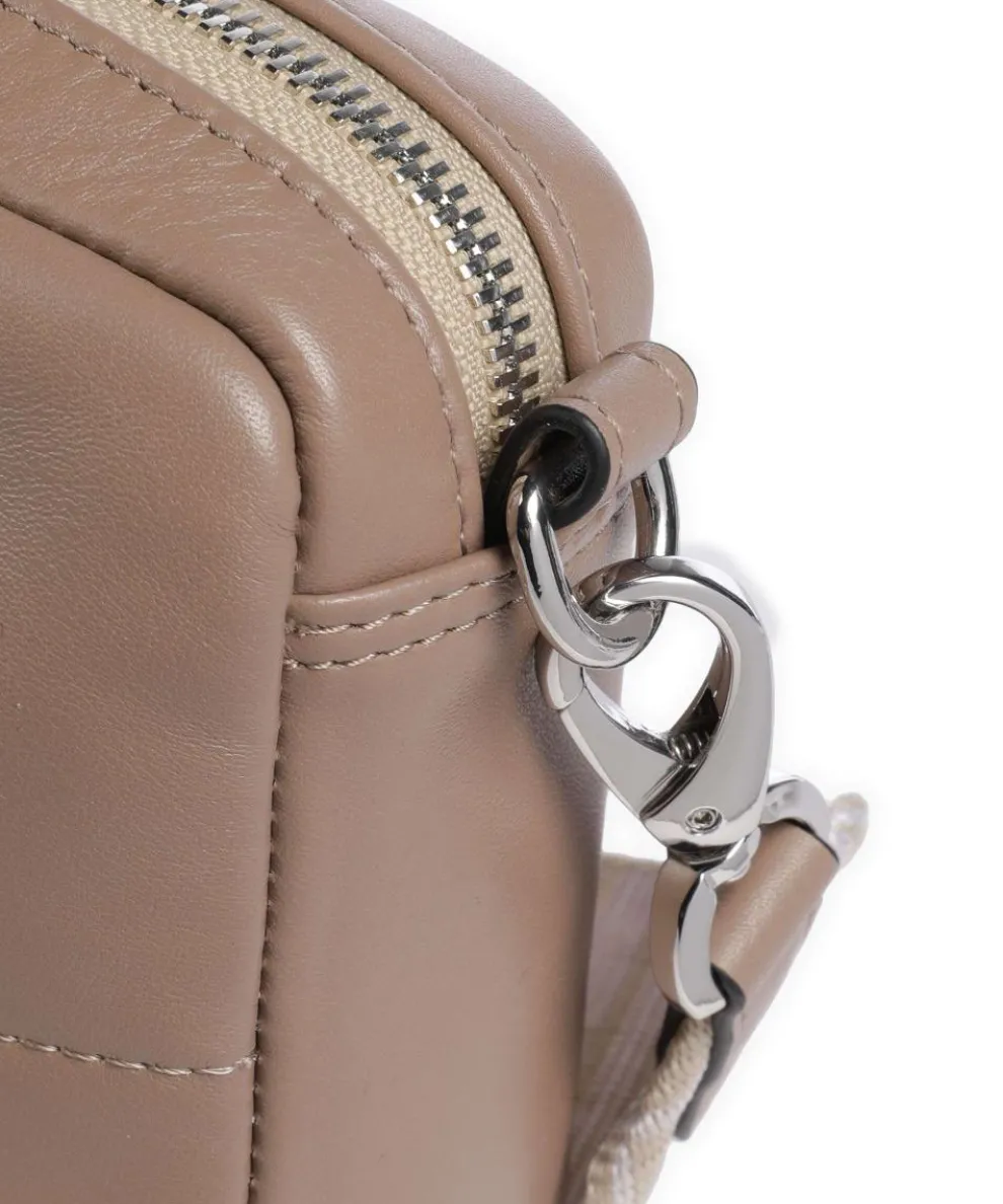 Plaza Umhängetasche weiches Rindsleder hellbraun