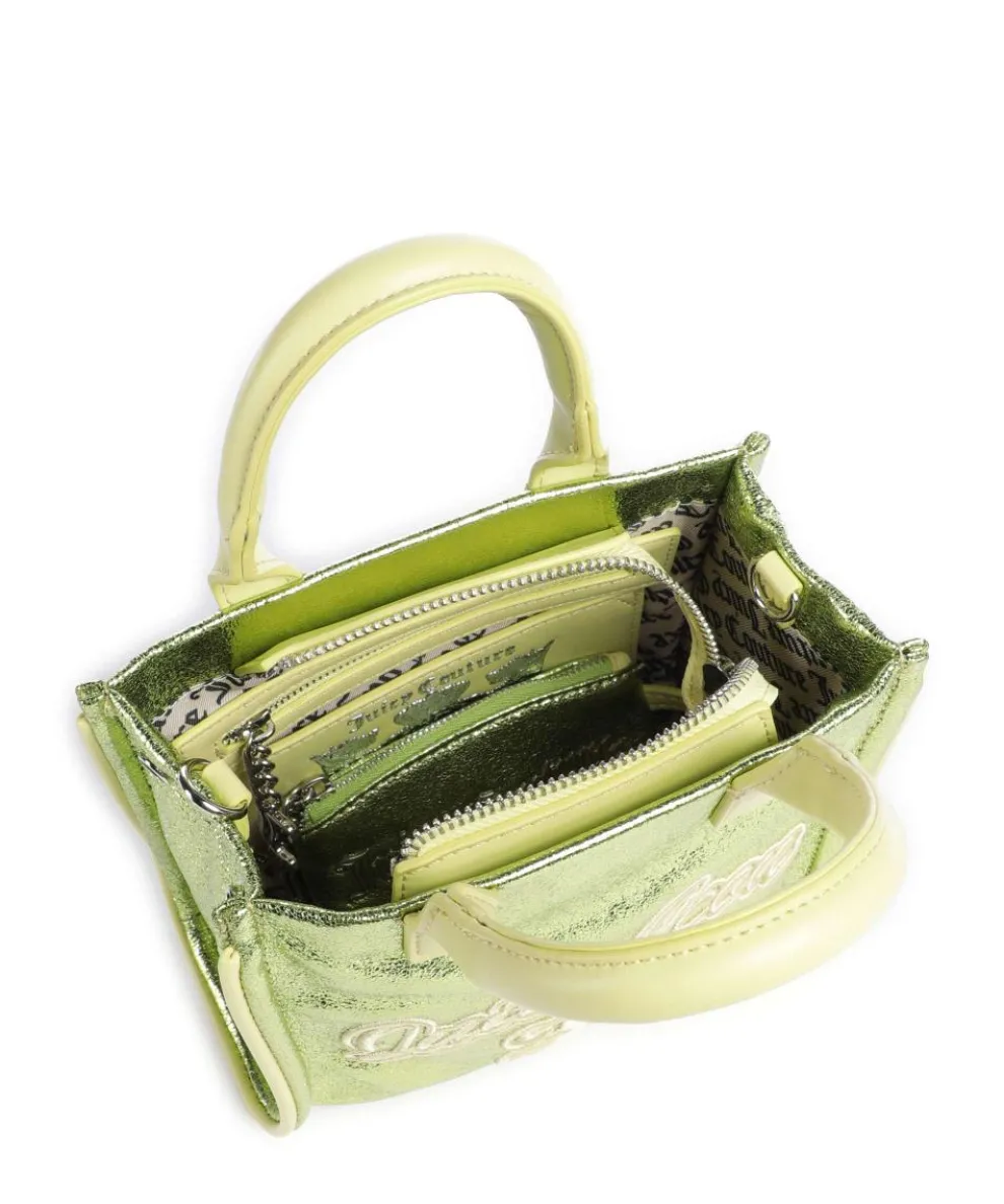 Iris Metallic S Umhängetasche Lederimitat gelbgrün