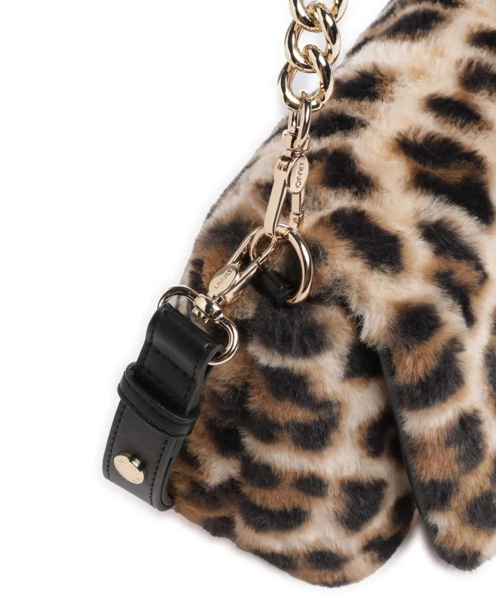 Icon M Schultertasche Kunstfell mehrfarbig