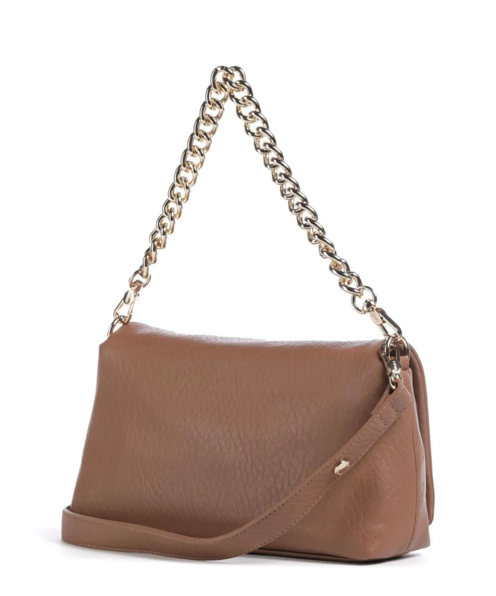 Icon M Schultertasche Lederimitat braun