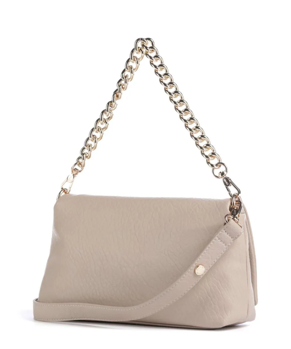 Icon M Schultertasche Lederimitat beige