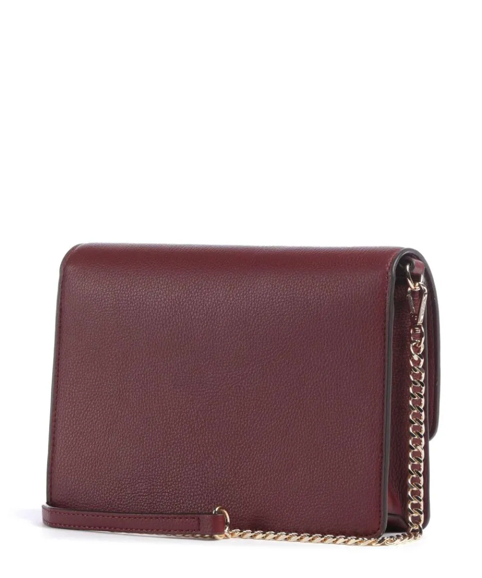 Icon M Umhängetasche Lederimitat wein