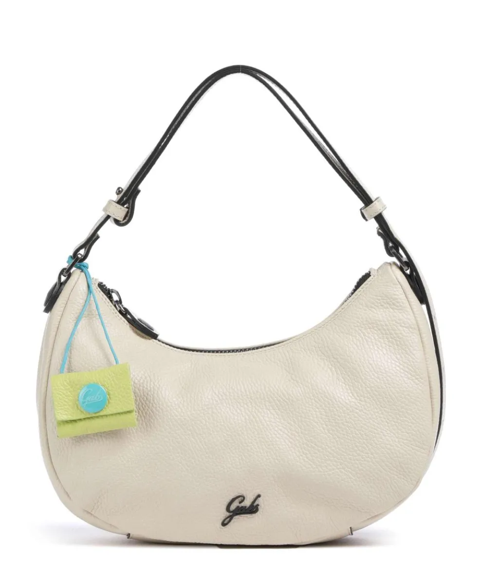 Icon Maite Schultertasche genarbtes Kalbsleder natur