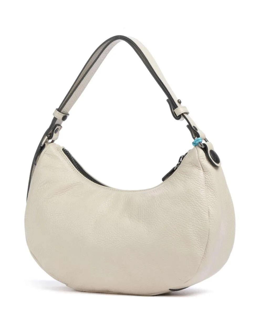 Icon Maite Schultertasche genarbtes Kalbsleder natur