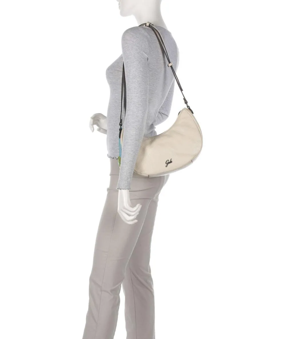 Icon Maite Schultertasche genarbtes Kalbsleder natur