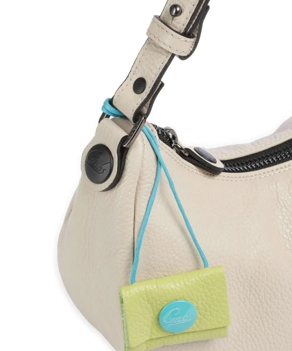 Icon Maite Schultertasche genarbtes Kalbsleder natur