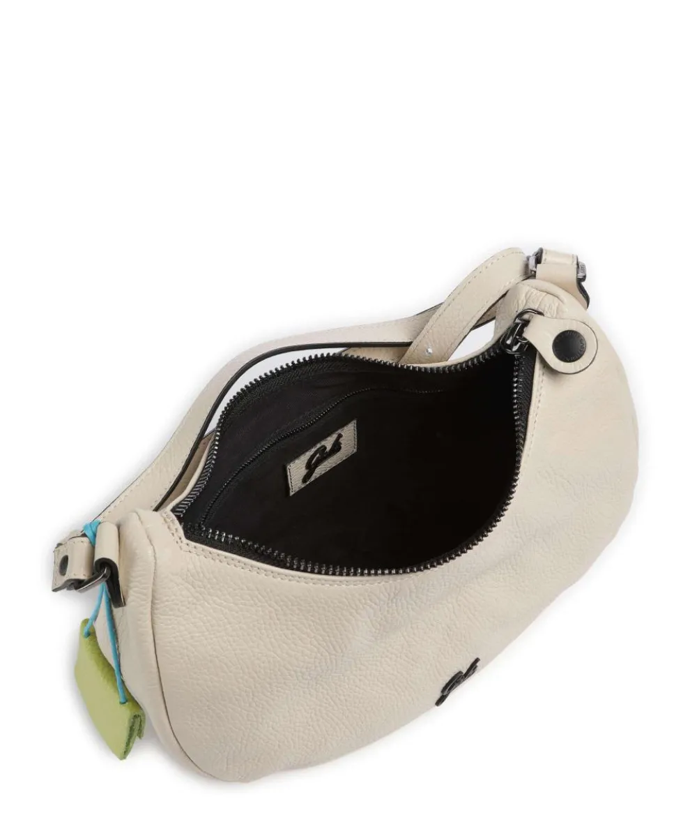 Icon Maite Schultertasche genarbtes Kalbsleder natur