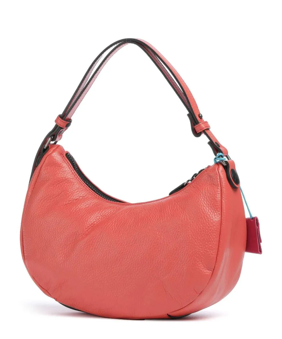 Icon Maite Schultertasche genarbtes Kalbsleder rot