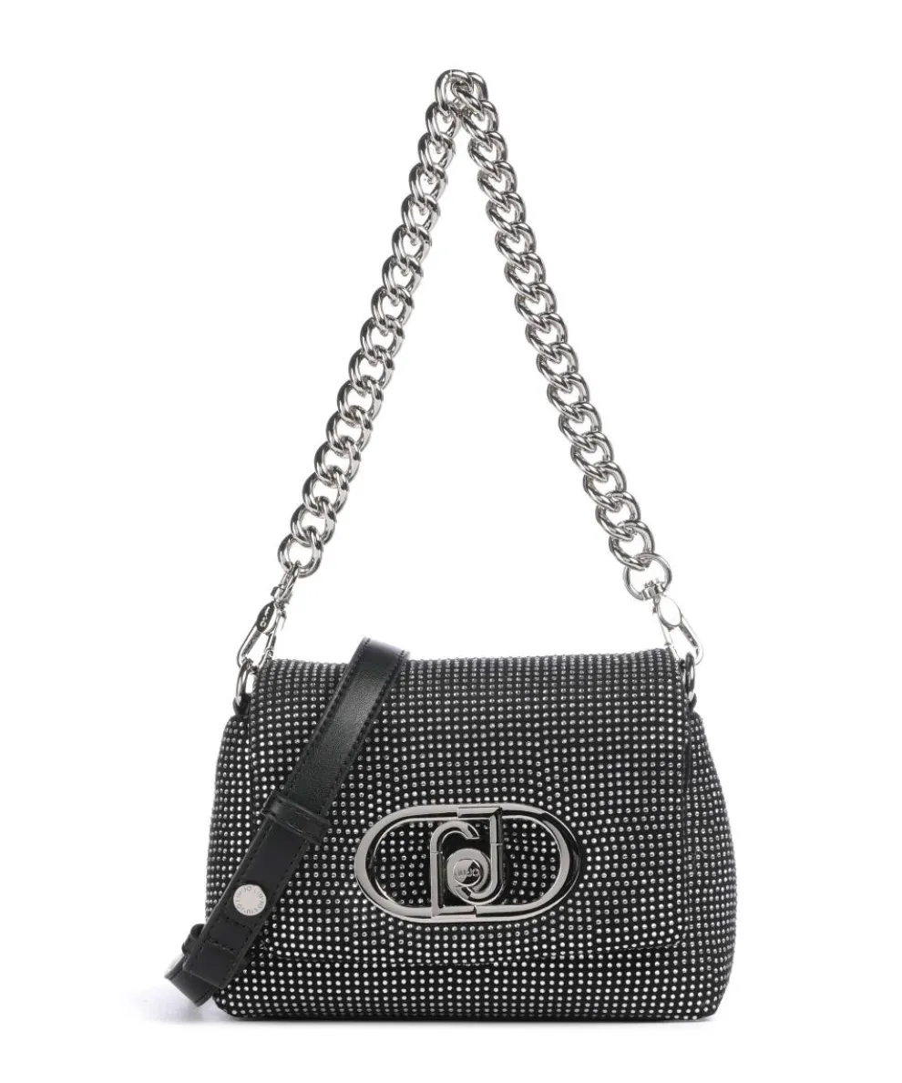 Icon S Schultertasche Polyester schwarz/silber