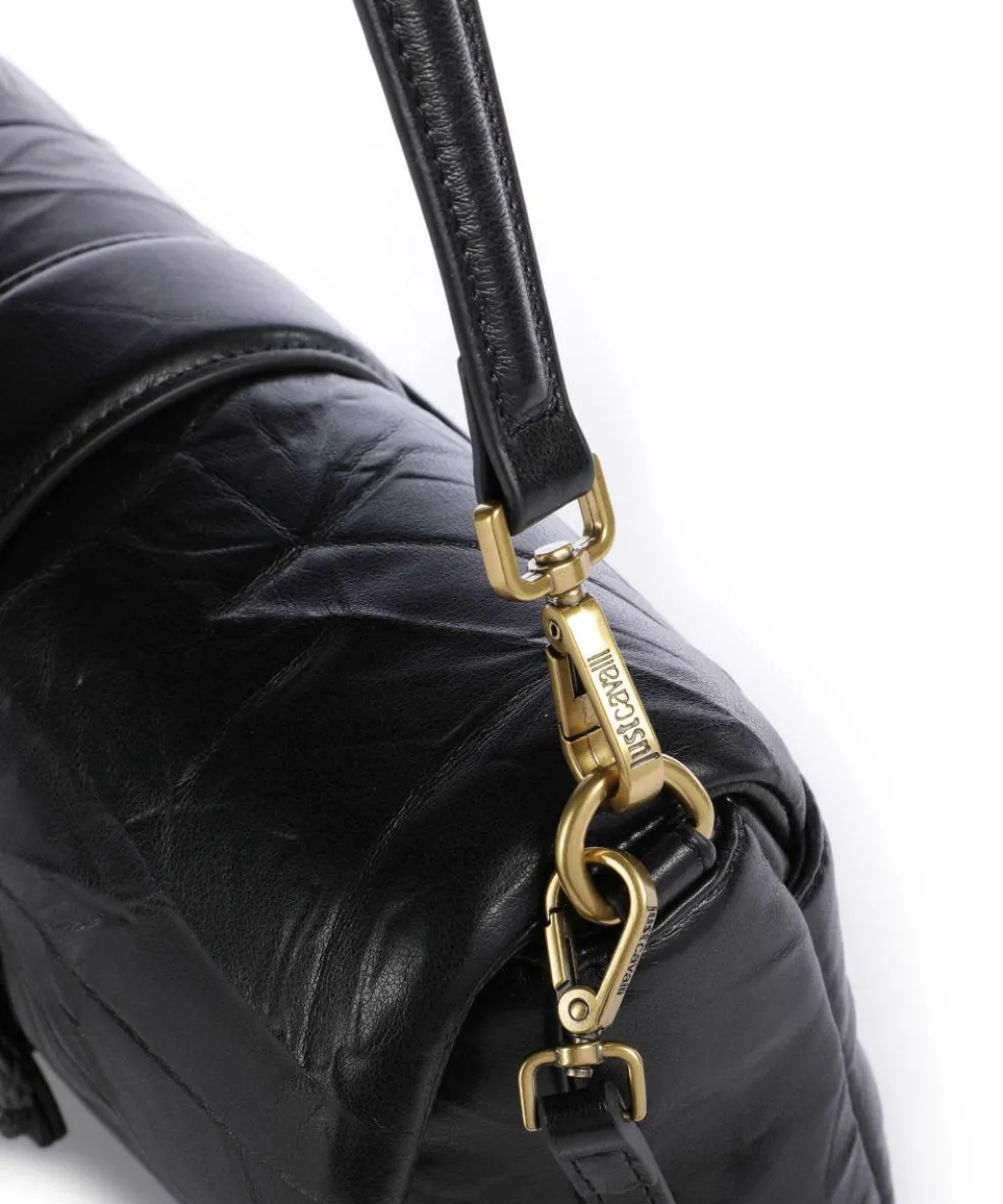 Iconic Snakes Puffy Schultertasche Lederimitat schwarz