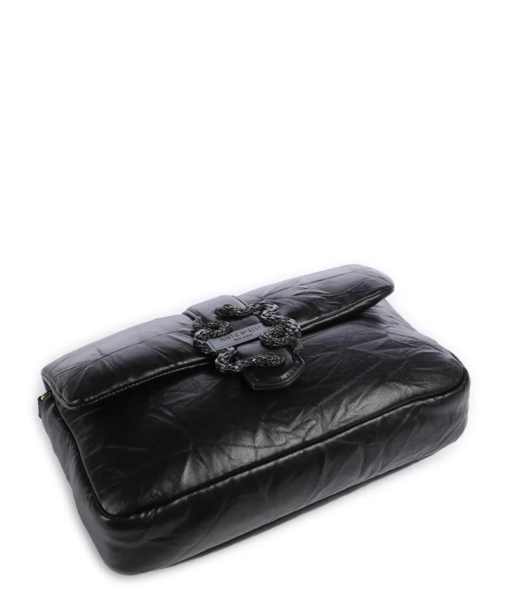 Iconic Snakes Puffy Schultertasche Lederimitat schwarz