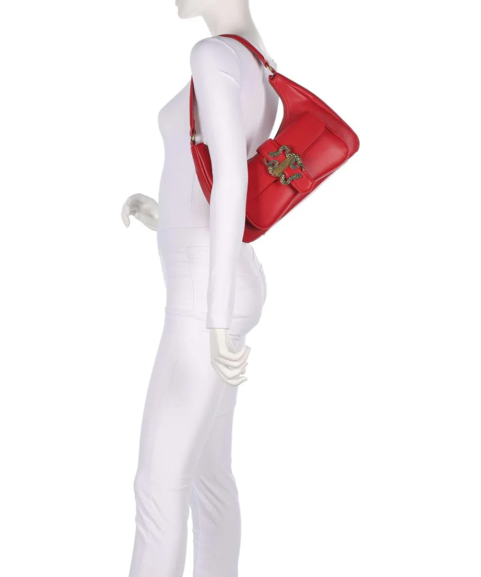 Iconic Snakes Schultertasche Lederimitat rot