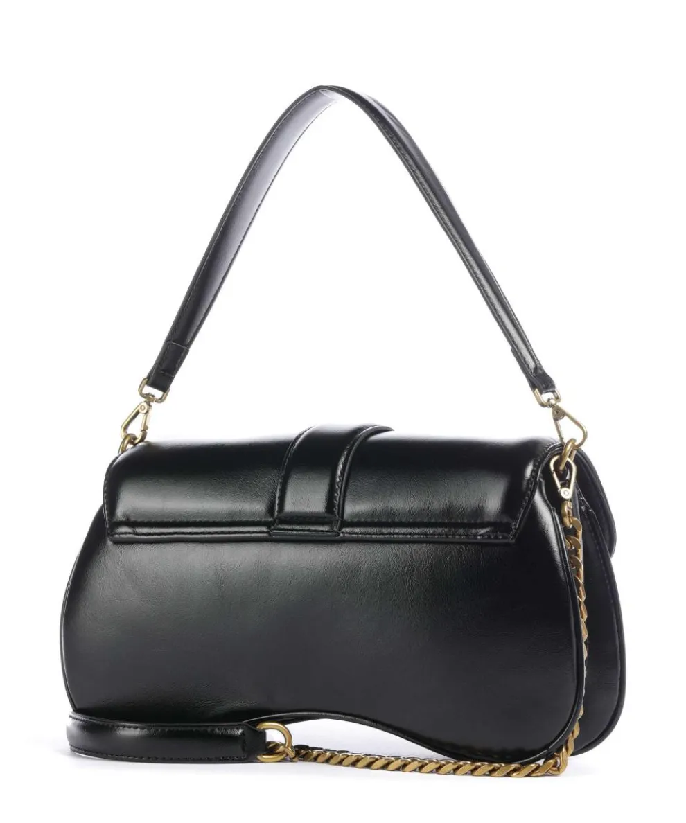 Iconic Snakes Schultertasche Lederimitat schwarz