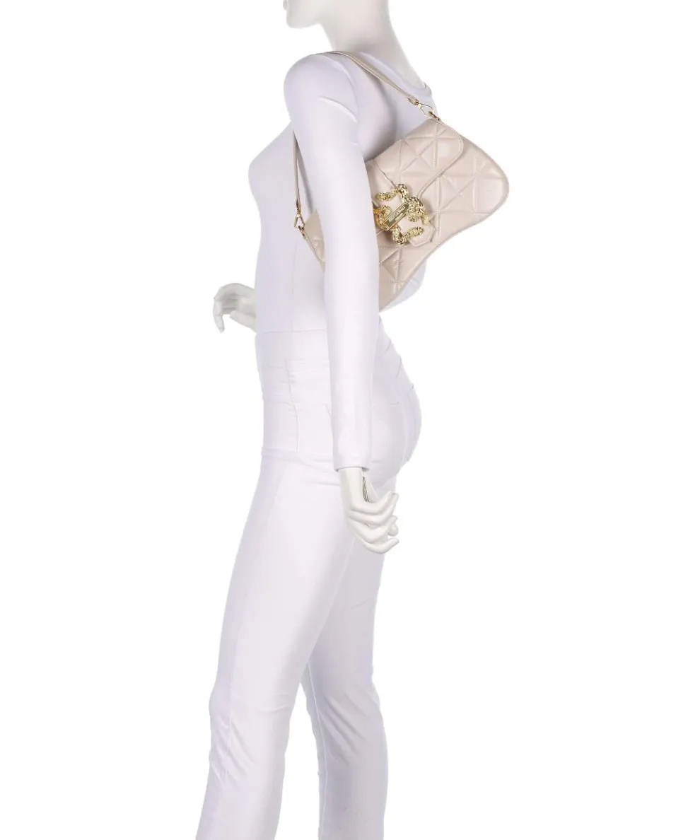 Iconic Snakes Schultertasche Lederimitat creme