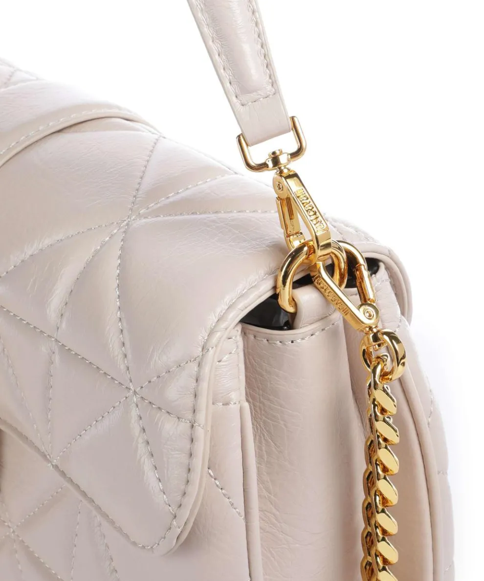 Iconic Snakes Schultertasche Lederimitat creme