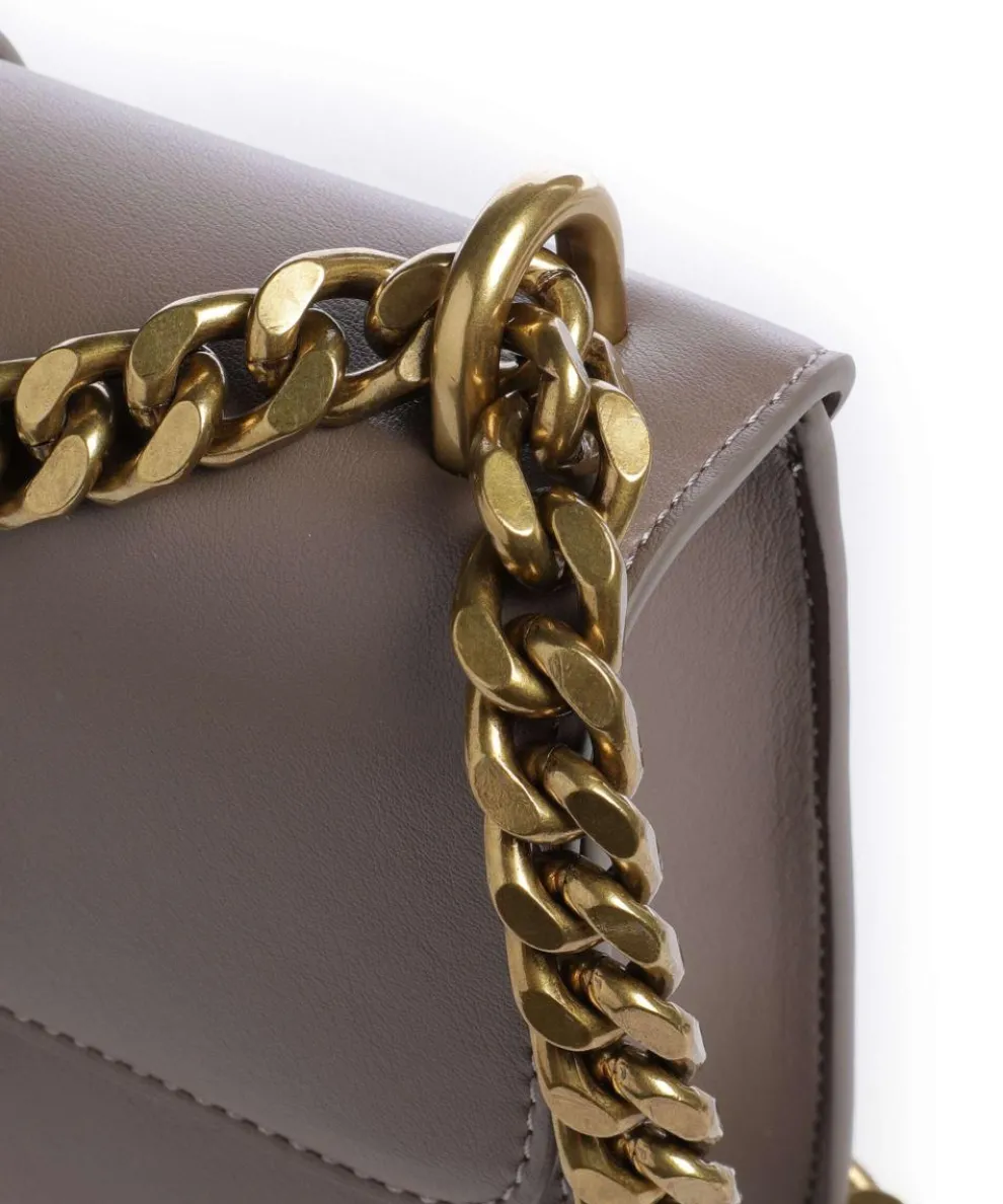 Iconic Snakes Schultertasche Lederimitat taupe