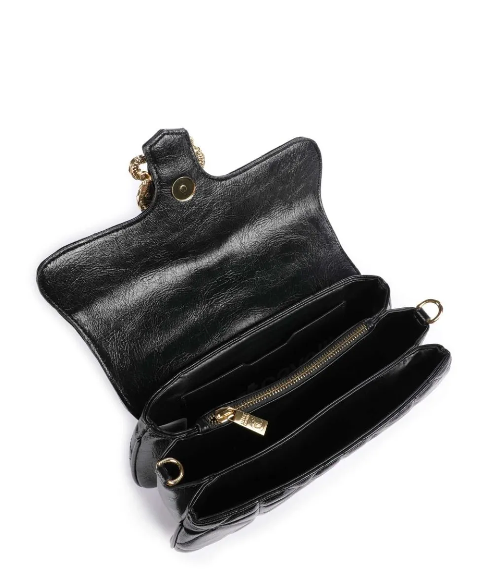 Iconic Snakes Schultertasche Lederimitat schwarz