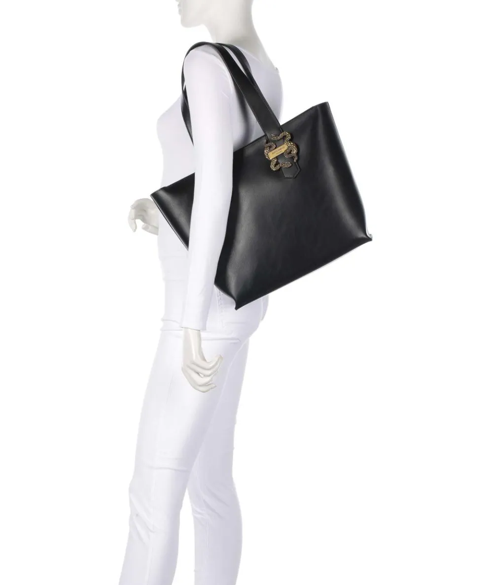 Iconic Snakes Shopper Lederimitat schwarz