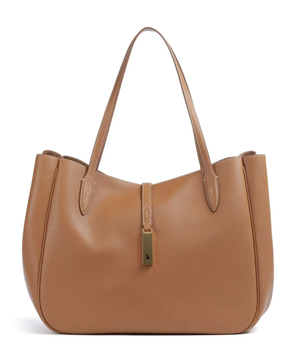 ID Collection Medium Shopper fein genarbtes Rindsleder braun