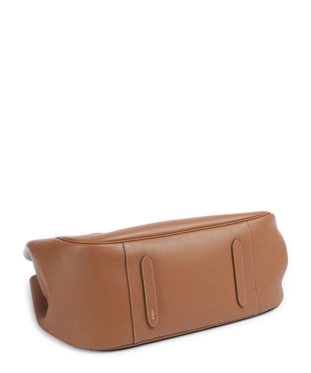 ID Collection Medium Shopper fein genarbtes Rindsleder braun