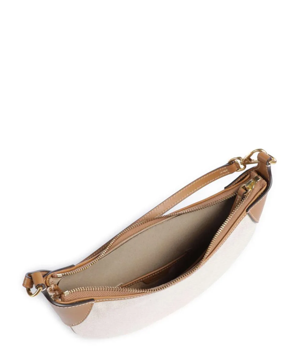 ID Collection Small Schultertasche Baumwolle beige/braun