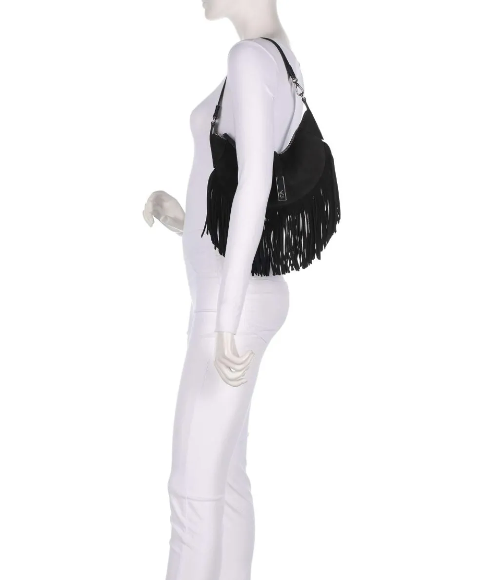 ID Collection Small Beuteltasche aufgerautes Rindsleder schwarz